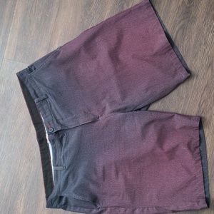 Ron Jon Surf Shop Men's Size 42 Black Fade to Red Board Shorts